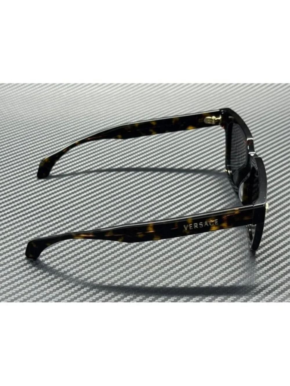New Versace Men Havana Brown Sunglasses 52-19-140